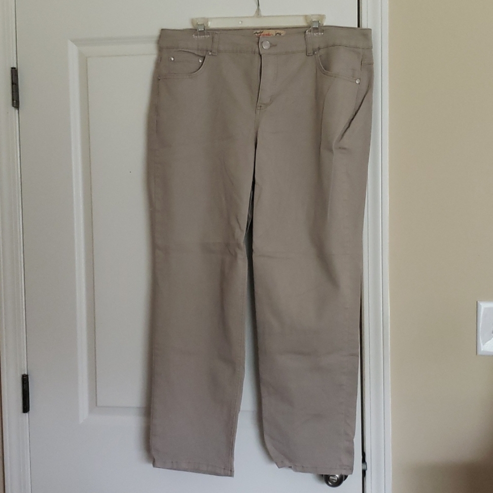 Just My Size Classic Khaki Jeans